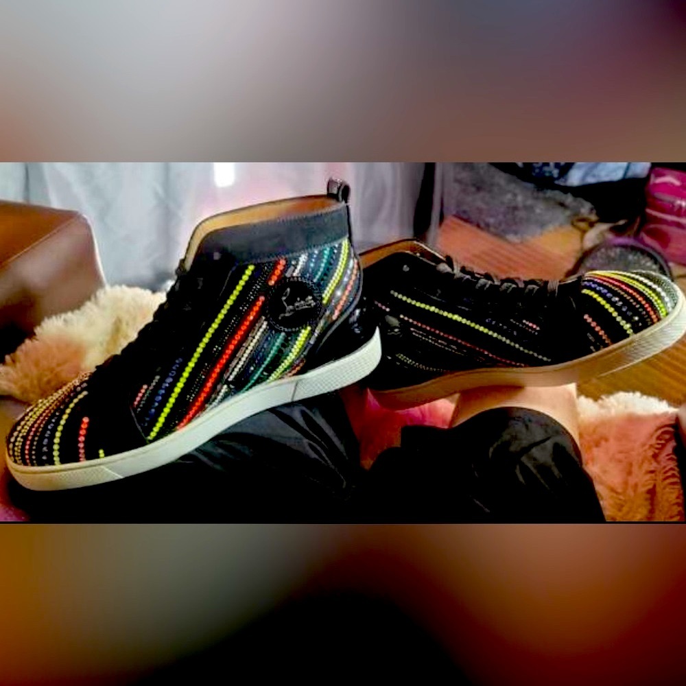 Christian Louboutin Glitter Sneakers